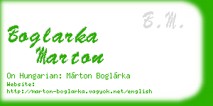 boglarka marton business card